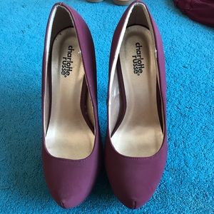 Maroon heels